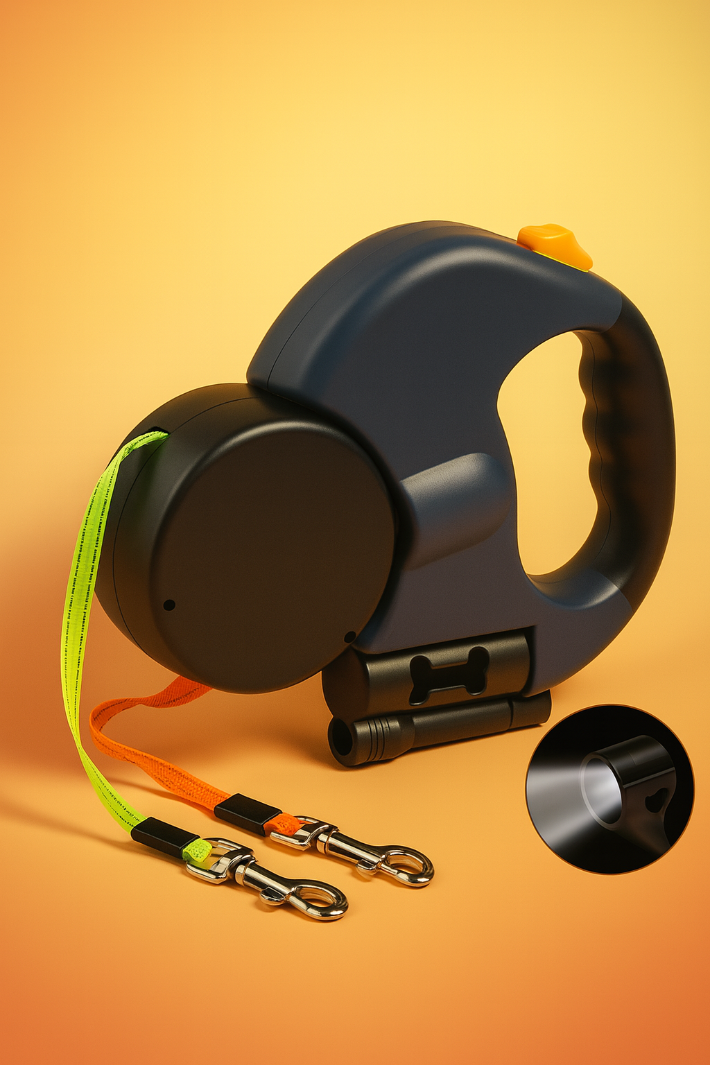 Retractable Dual Dog Leash