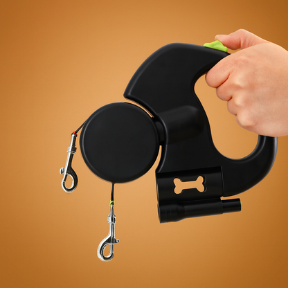 Retractable Dual Dog Leash