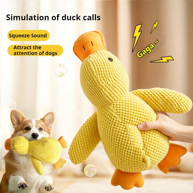 Plush Duck Companion Pet Pillow